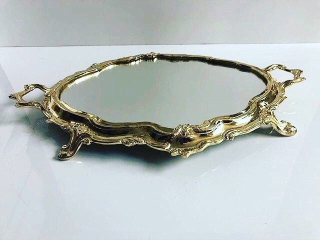 Jardinyer Aynalı Tepsi Masaüstü Dekor 2