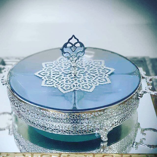 Dekoratif Kahvaltılık 4 bölmeli