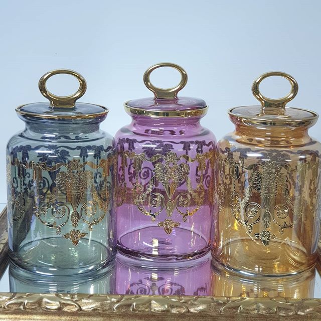 Monalisa Orta Boy Kavanoz Gerçek Altın Kulp