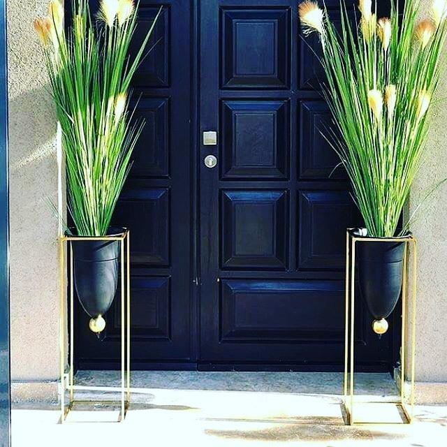 Çiçeklik Metal 80 cm Büyük Boy